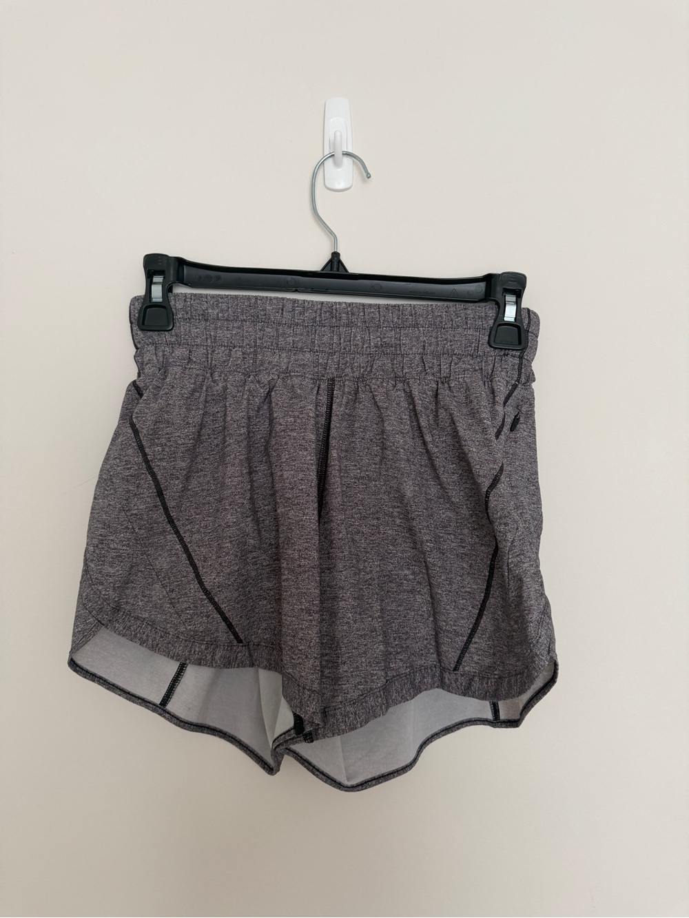 Lululemon Heather Gray Running shorts